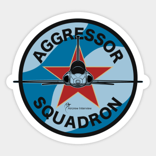 Aggressor Squadron Sticker